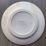 Flat plate U&C Sarreguemines Terre de Fer model Elvire