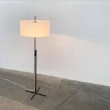 Mid-century German minimalist floor lamp by Kaiser Idell / Kaiser Leuchten, 1960s.
