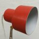 Pair of orange lamps