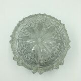 Ceiling lamp in molded glass with relief