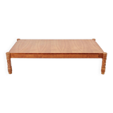 Large modernist curly ash coffee table by Pier Luigi Colli 1950