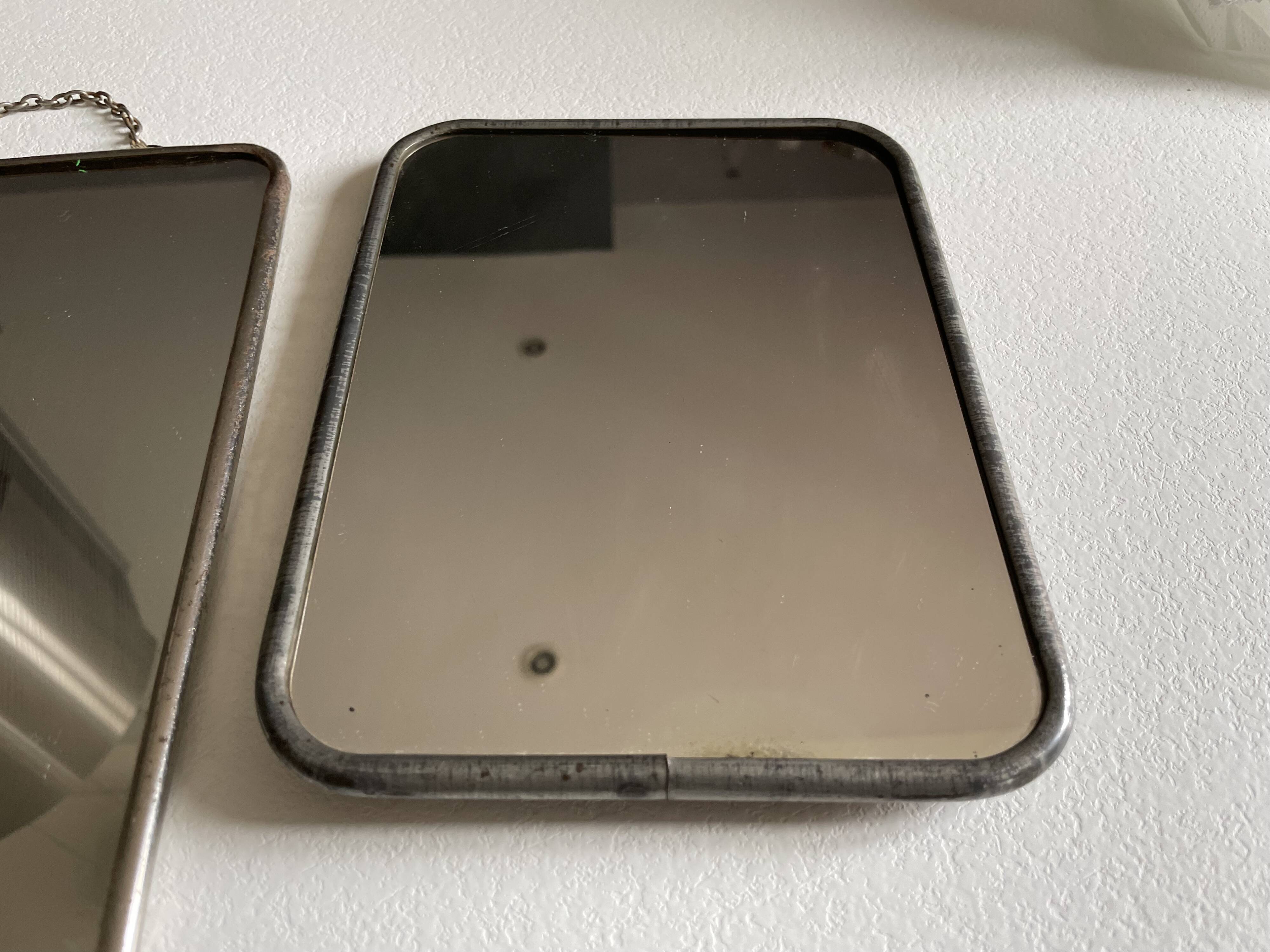 Lot de 3 miroirs de barbier