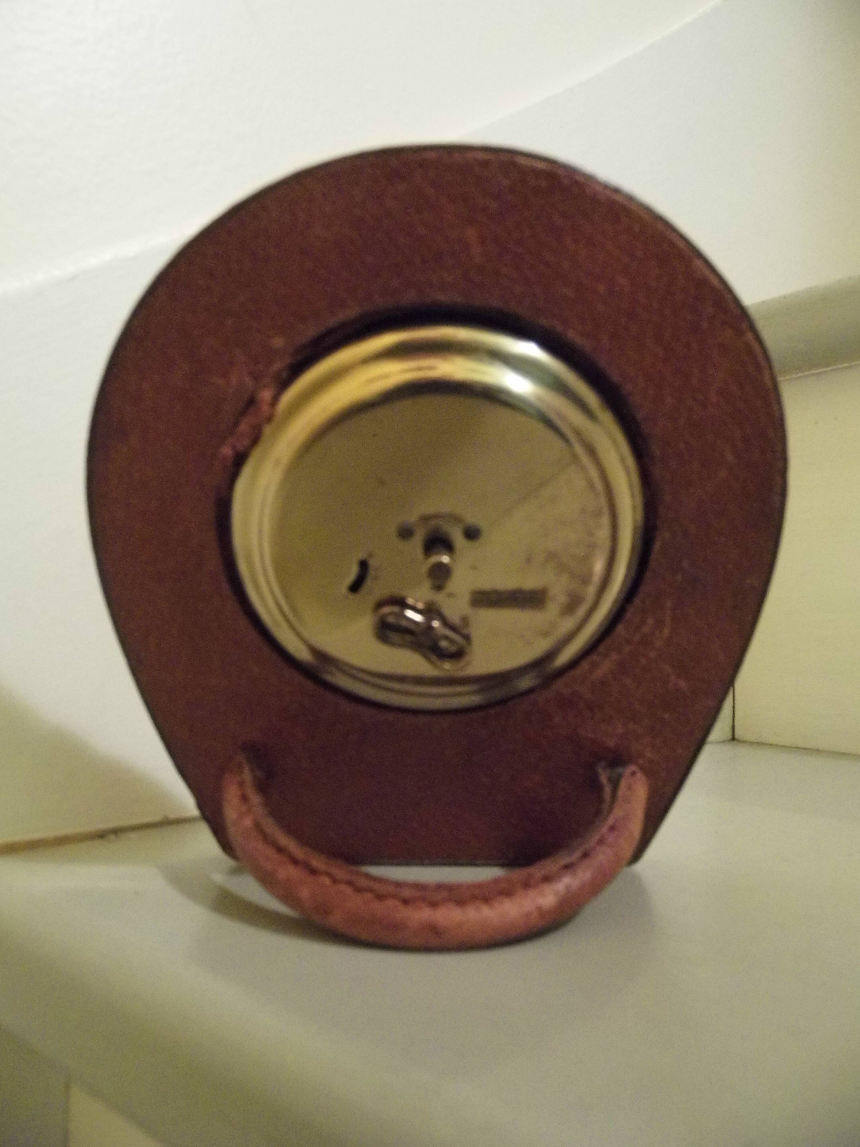 Leather pendulette Longchamp  30/40 art deco
