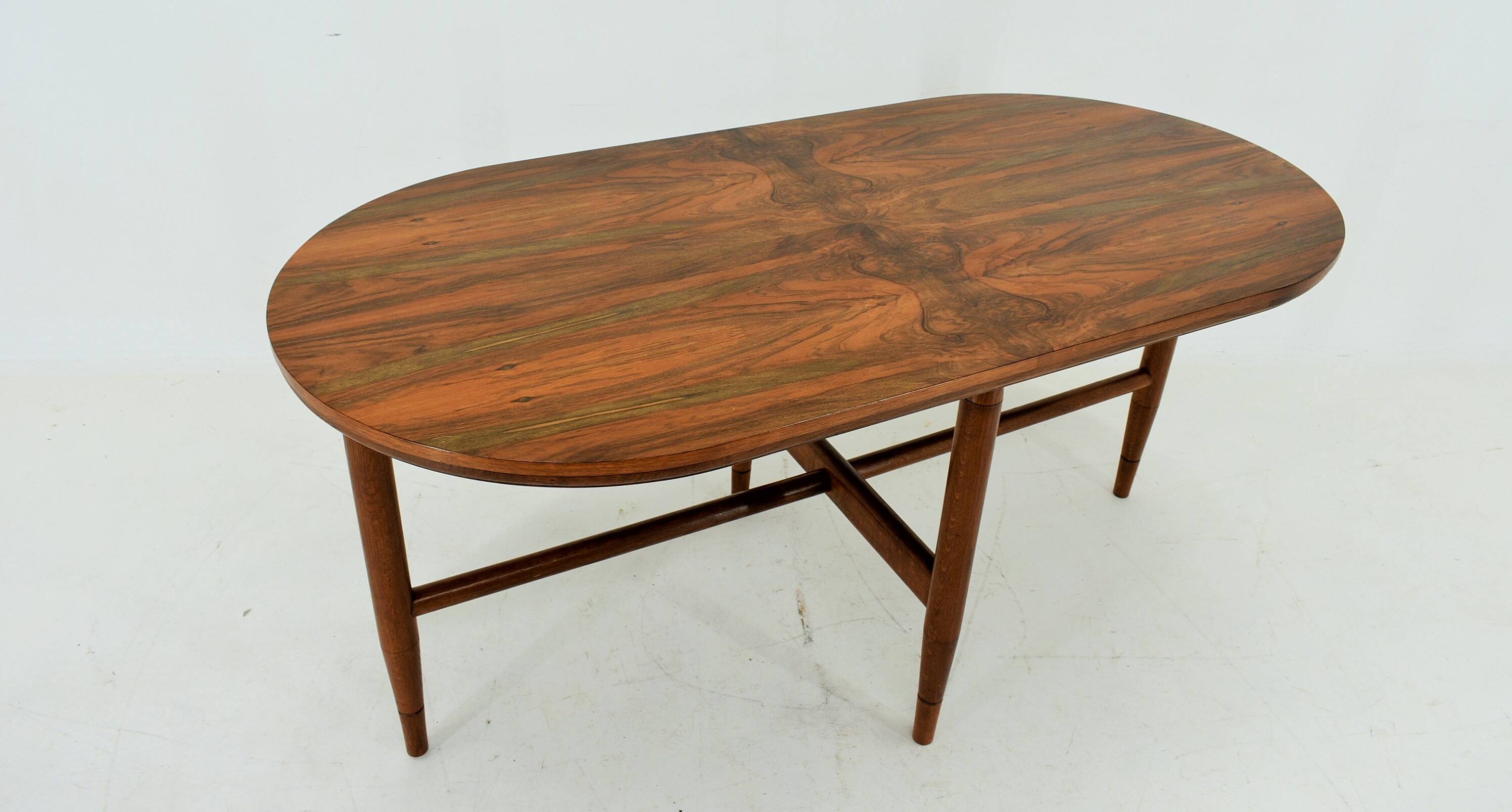 1960s Beech Dining Table, Czechoslovakia