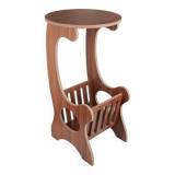 Wood End Table for Living Room | Wooden Sofa Side End Peg Table Side Table