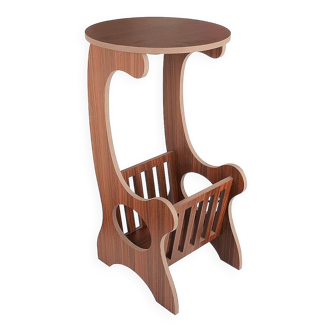 Wood End Table for Living Room | Wooden Sofa Side End Peg Table Side Table