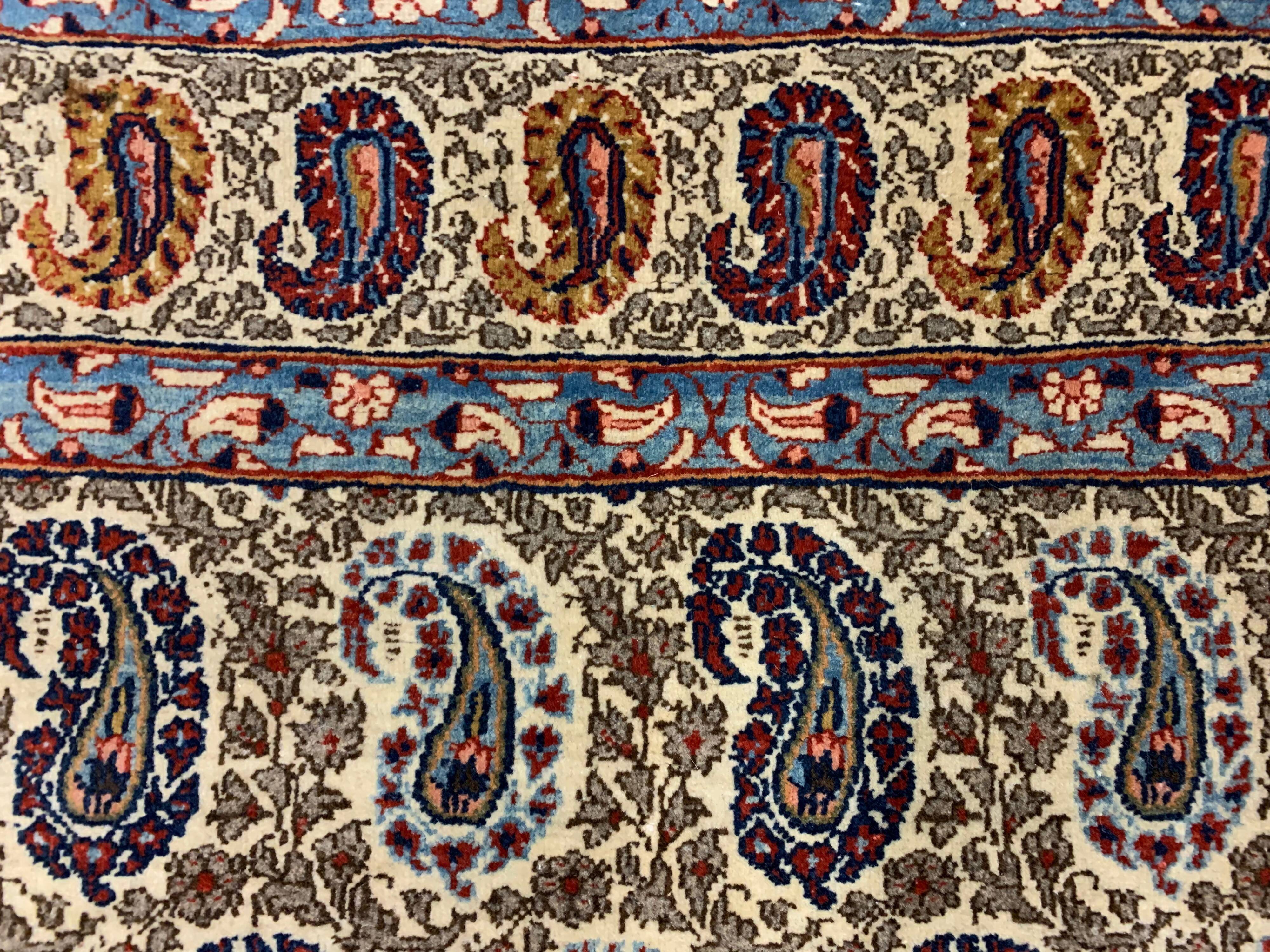 Vintage Tribal Rug 203x136 cm Wool Oriental Hand Made Rug Red, Beige, Blue