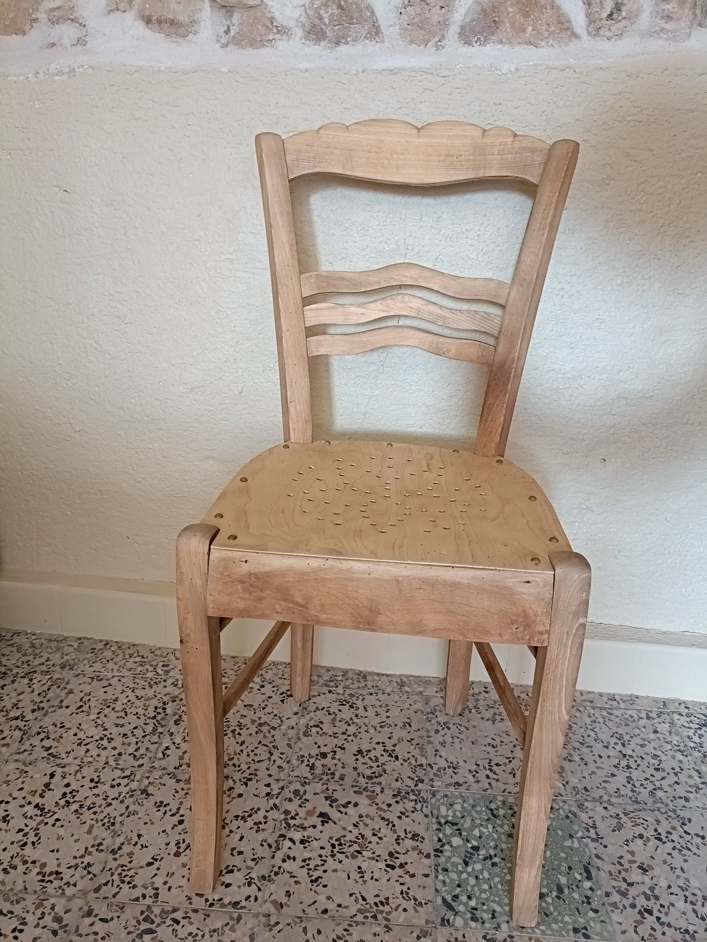 Renovated wooden chair