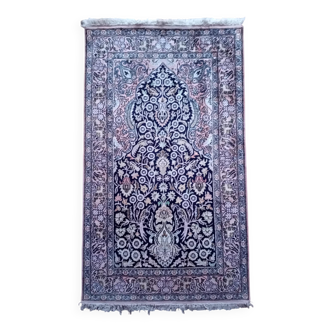 Tapis cachemire soie fait main 155x92cm