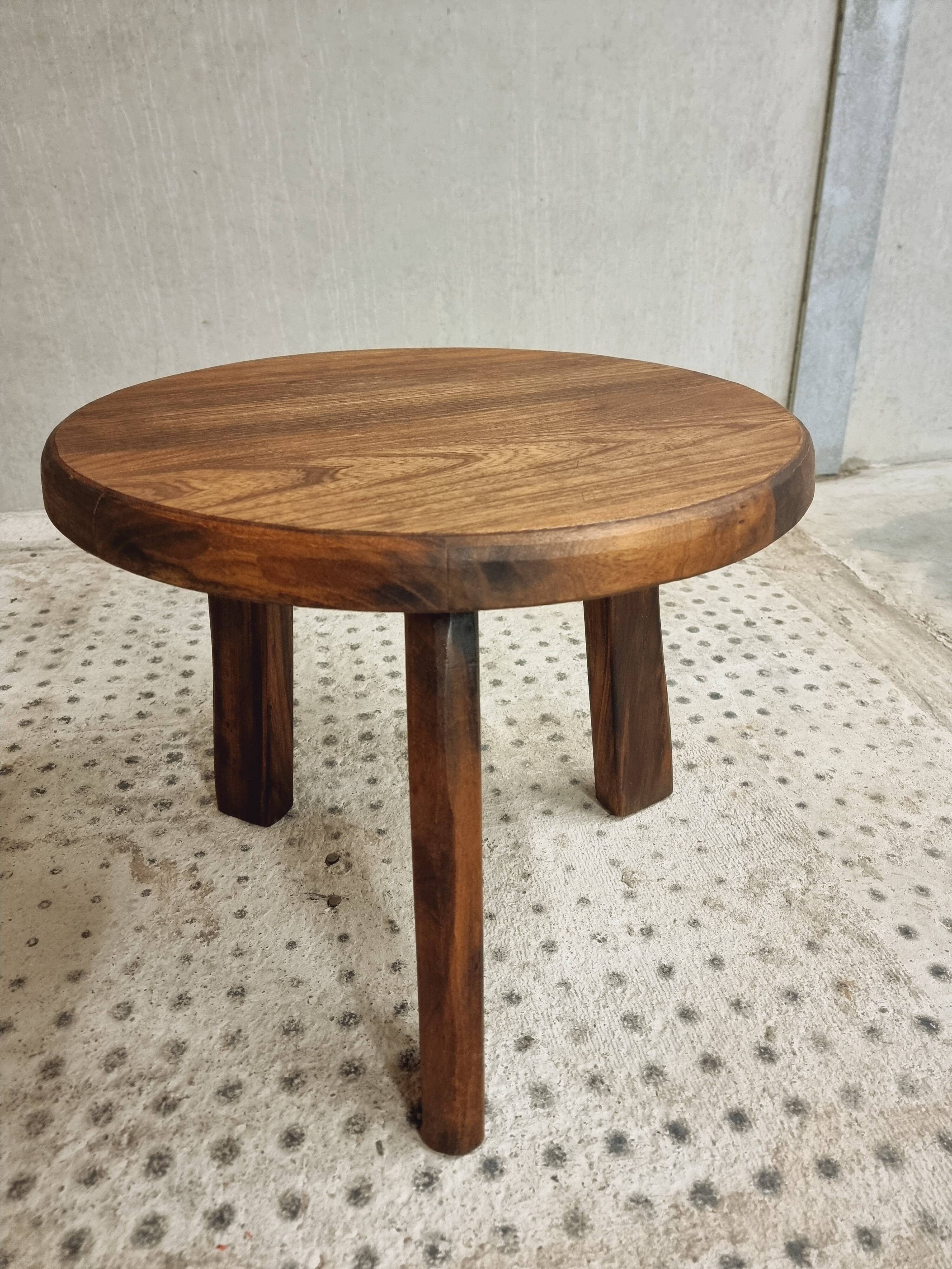 Vintage coffee table brutalist side table plant table 60 cm