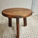 Vintage coffee table brutalist side table plant table 60 cm