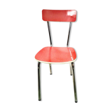 Red formica chair