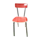 Red formica chair