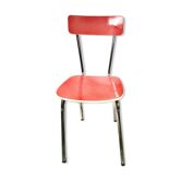 Red formica chair