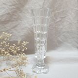 Vintage soliflore in chiseled glass