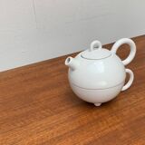 Teapot and cup from the vintage postmodern German Fantasia series by Matteo Thun for Arzberg, 1980s, set of 2.