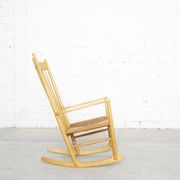 Vintage J16 Rocking Chair by Hans J. Wegner for FDB Møbler, 1960s
