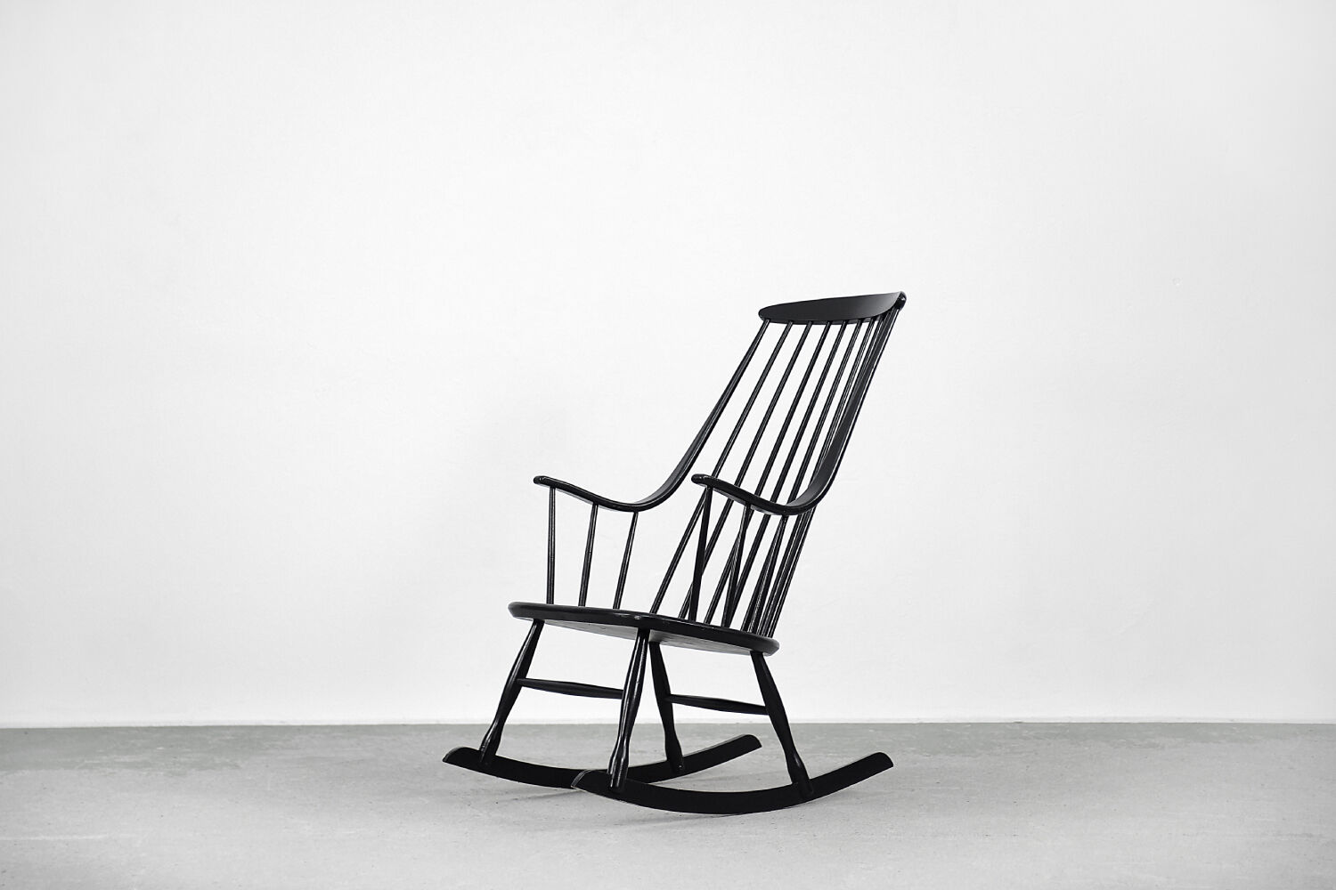Rocking chair Grandessa by Lena Larsson for Nesto, 1960s