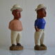Couple de colons statuettes Africaines