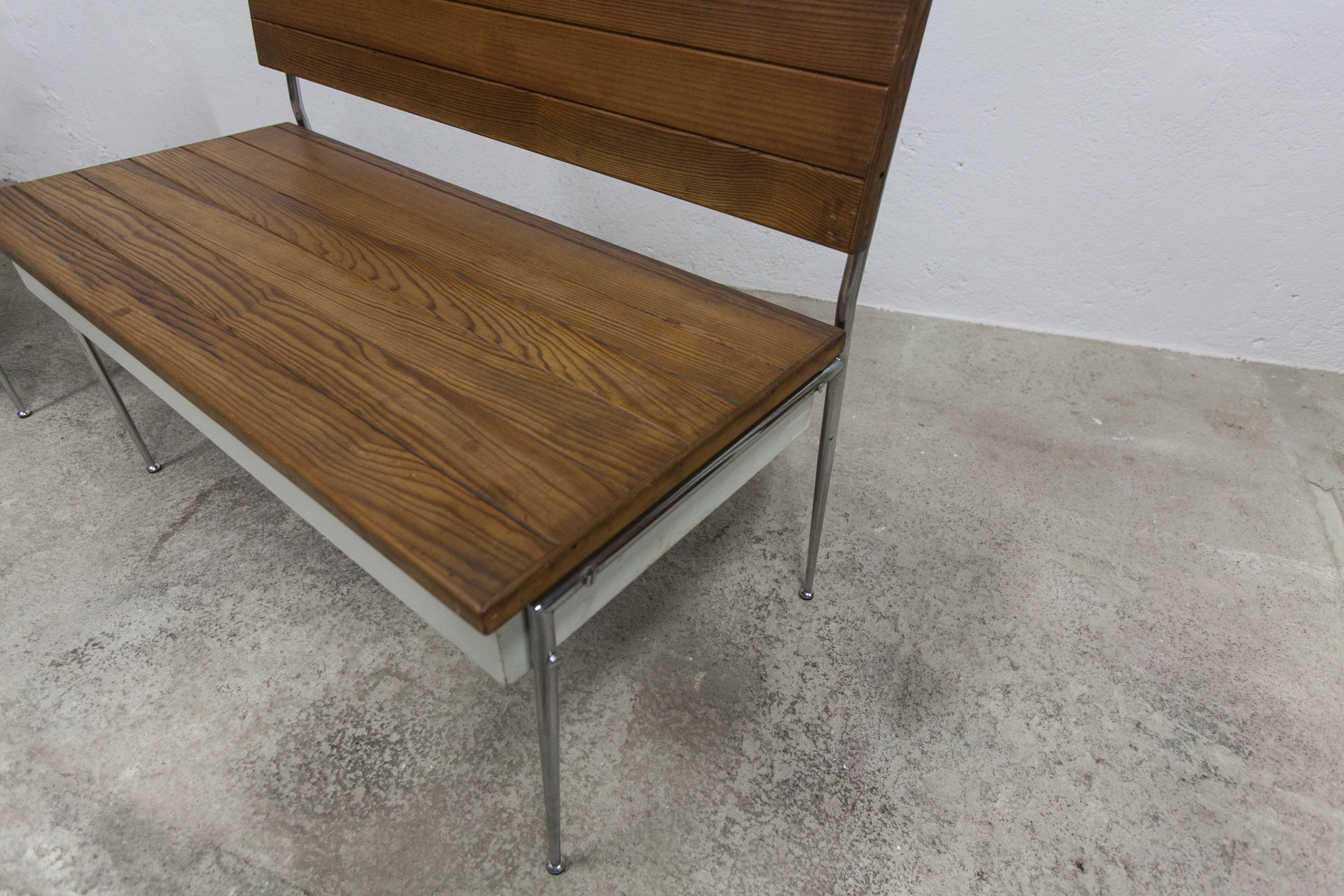 1970 wooden kitchen corner bench set