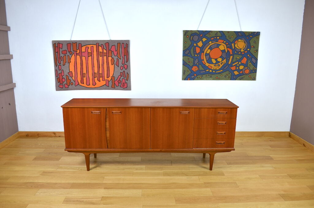 Scandinavian sideboard in vintage teak 1960