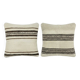 Set of 2 vintage kilim cushion covers 51x51 cm