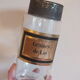 Old medicine jar - glass apothecary: Flax seeds