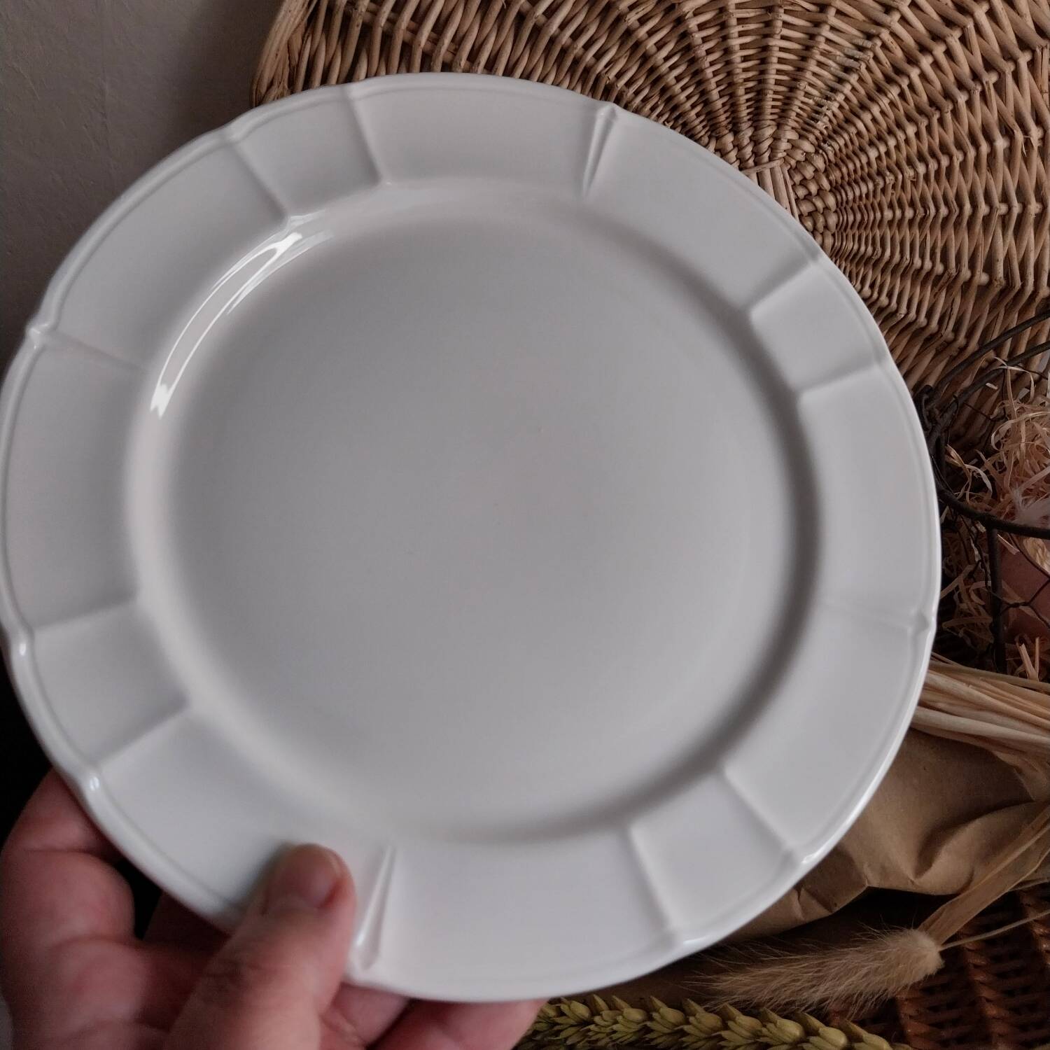 Assiettes à hors d'œuvre en céramique Italiennes