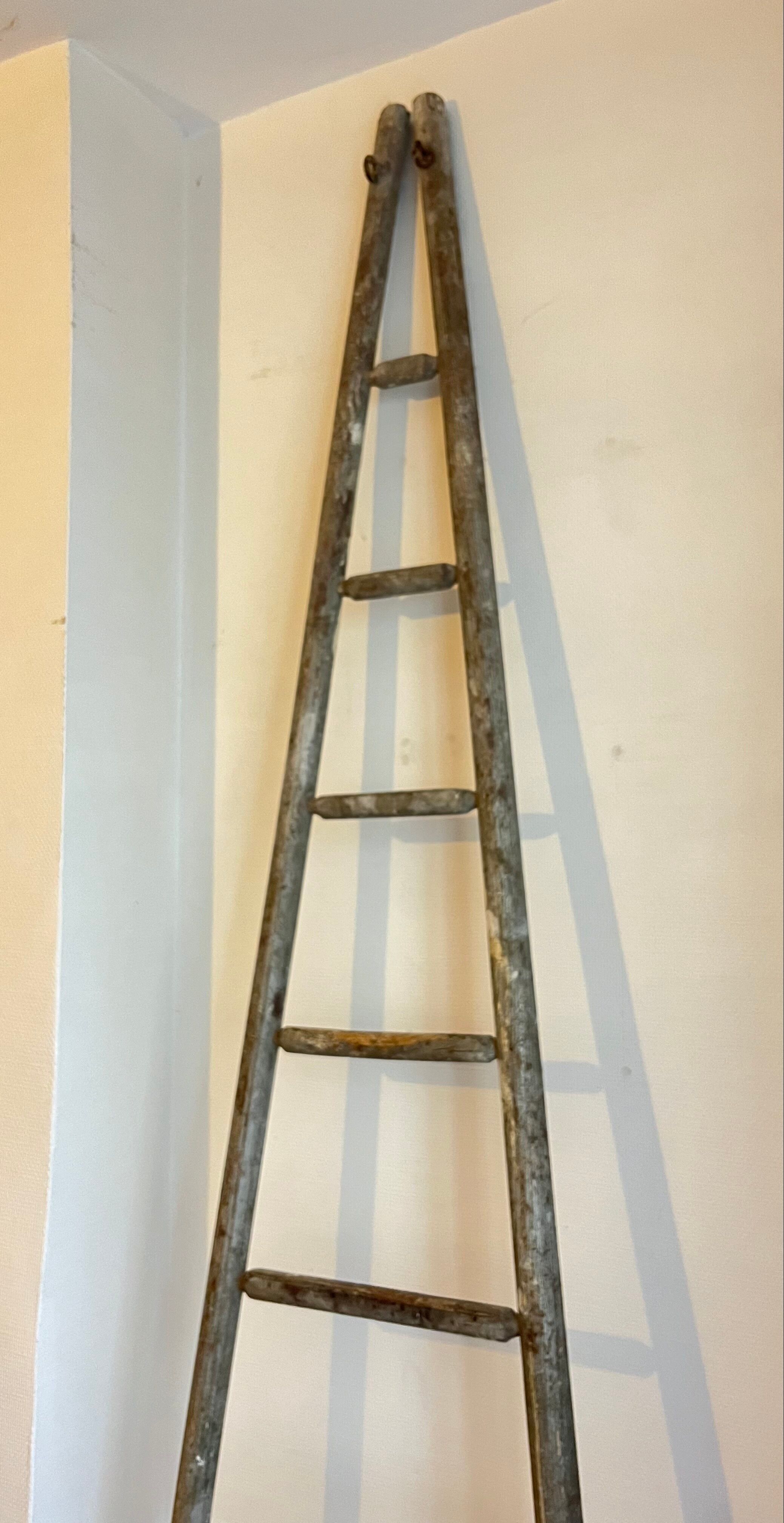 Old wooden ladder
