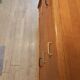 Vintage 1950 oak chest of drawers with pyramidal drawers