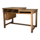 Vintage solid oak craft desk