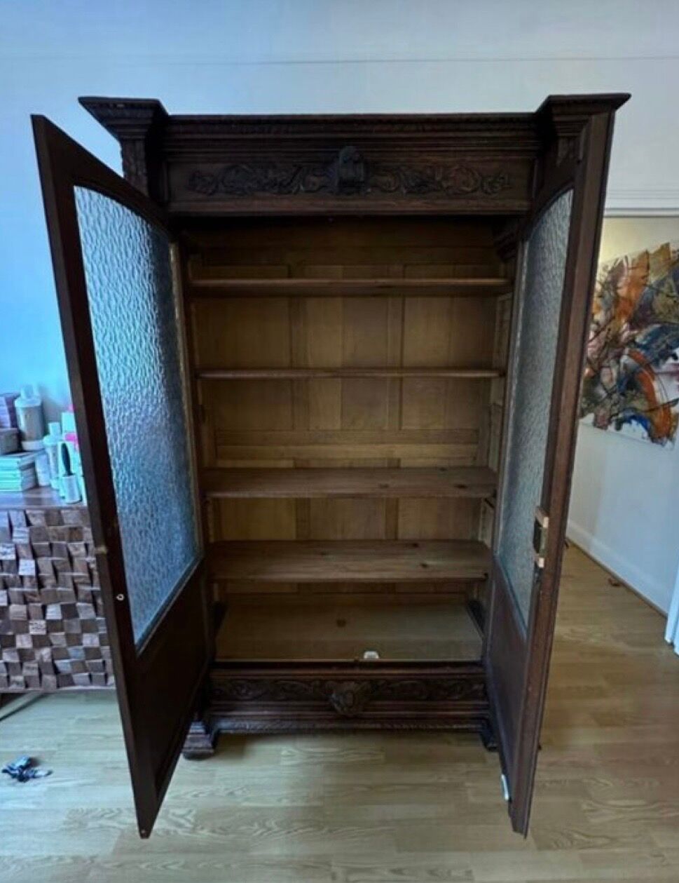 French Renaissance library Barley twist renaissance