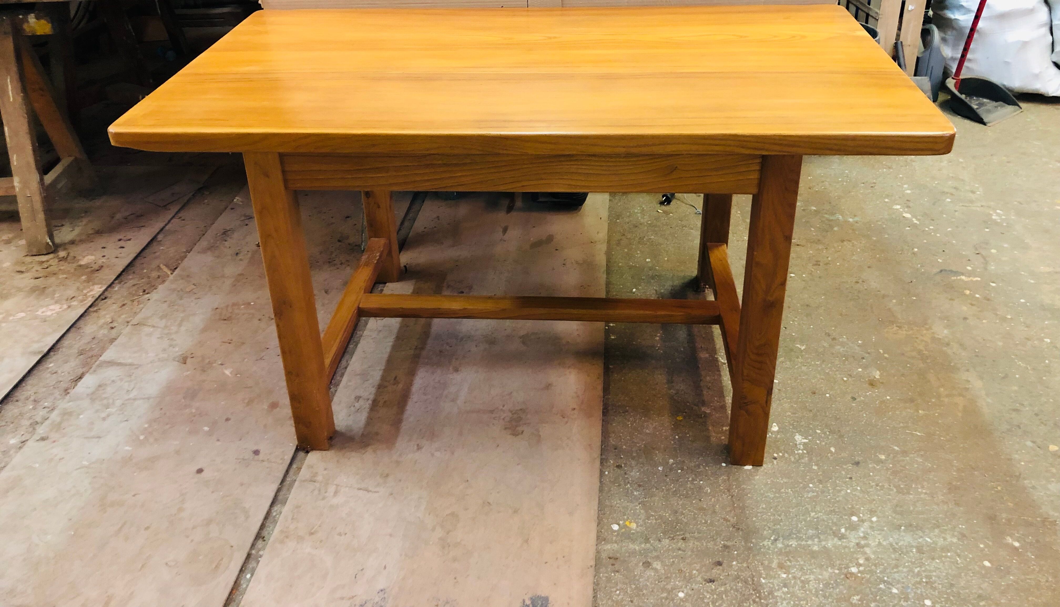 Solid wood dining table