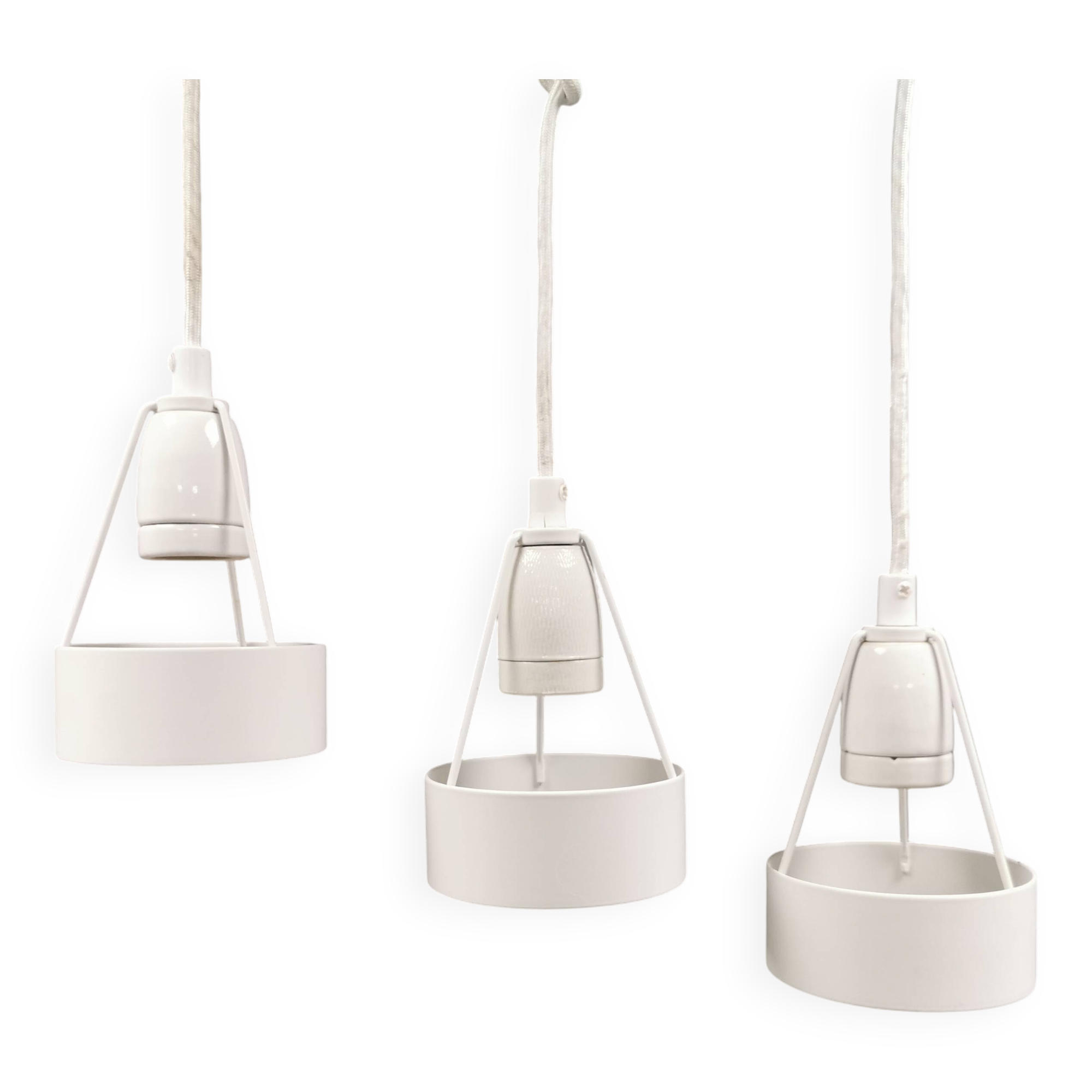 Rare designer hanging lamps by Erik Møller for Louis Poulsen Denmark