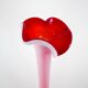 Pink vase, Murano glass, Italian design, 1970s, made in Italy