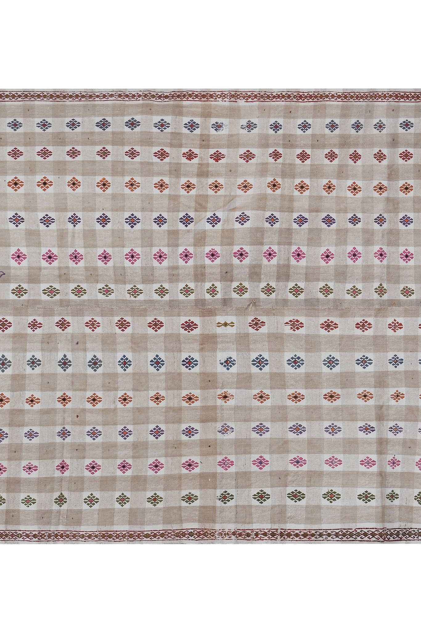 Vintage Turkish Oushak Rug Handwoven 183x250 cm