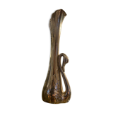 Art deco swan soliflore vase