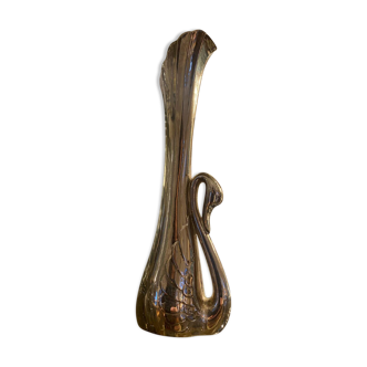 Art deco swan soliflore vase