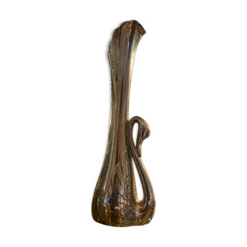 Vase soliflore cygne art déco