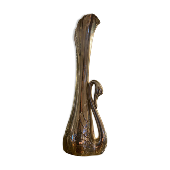 Vase soliflore cygne art déco