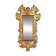 Miroir en bois de mélèze sculpté et doré