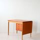 Vintage Scandinavian teak two-tone desk