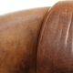 Fauteuil design aviateur en cuir de vache couleur cognac intemporelle