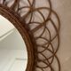 Rattan sun mirror diameter 44 cm