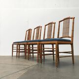Mid-century Italian dining chairs by Giorgetti, set of 4.