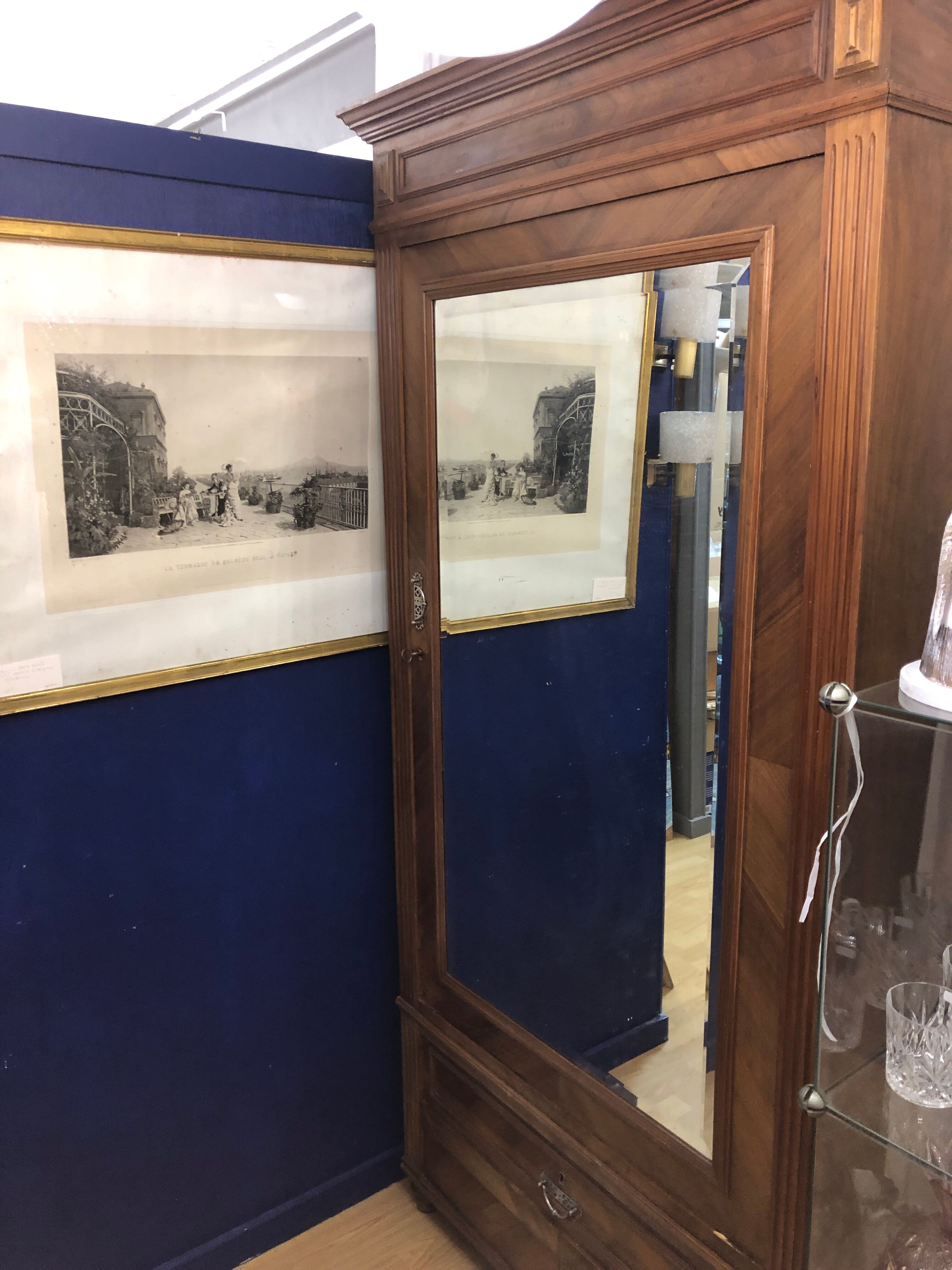Parisian cupboard with mirror