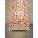 Italian Murano Glass Pink “Cocodrile” Wall Sconces in Modern Organic Style