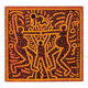 Keith Haring. Numbered colour silkscreen. 1990s.