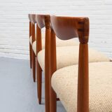 Teak Dining Chairs by H.W. Klein for Bramin 1960s