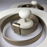 Mid-century Space Age wall coat rack, Italy, 1970s